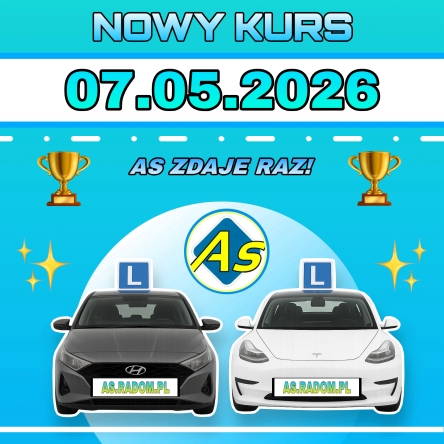 Zapraszamy na nowy kurs! Start 07.05.2026 o godz. 17.00  