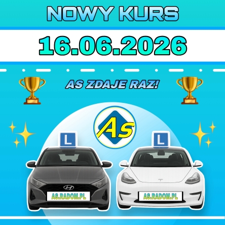 Zapraszamy na nowy kurs! Start 16.06.2026 o godz. 17.00  